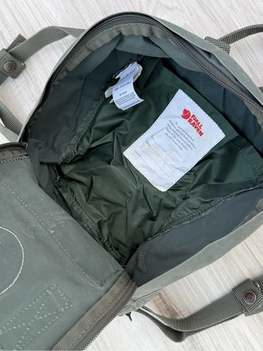 Fjällräven Kånken Mini Backpack in Forest Green